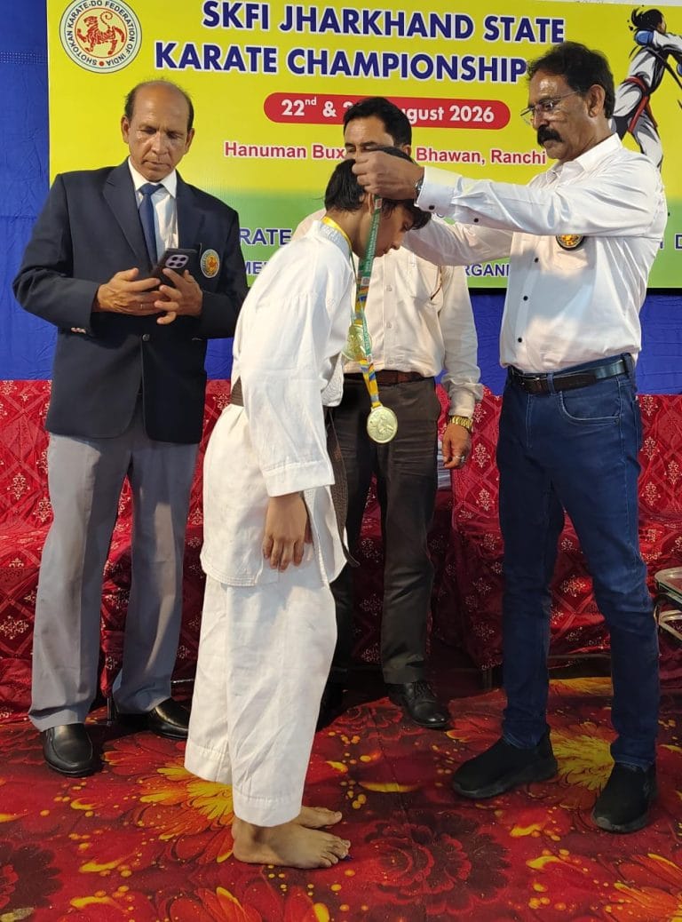 झारखंड राज्य कराटे चैंपियनशिप में छाया CPS ओरमांझी, आयुरमान झा ने जीते दोहरे गोल्ड मेडल